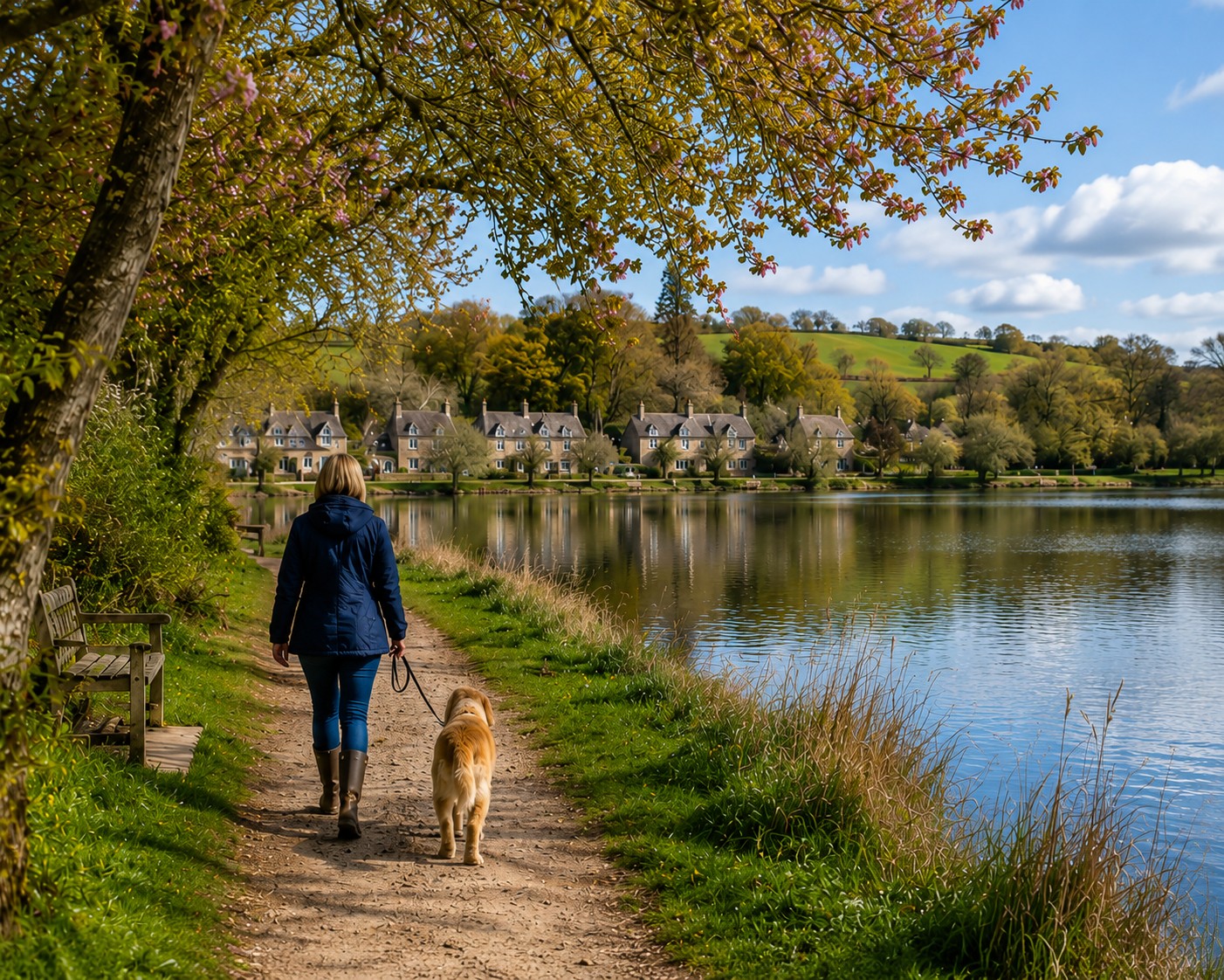 Walks from the door
